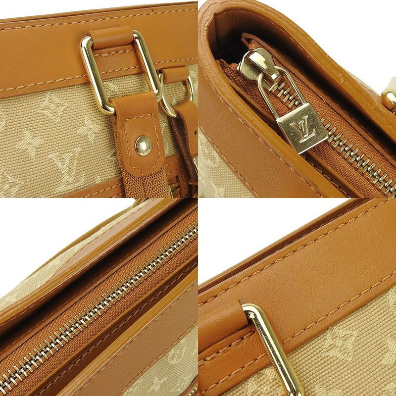 Louis Vuitton Tote Bag Lucille Monogram Mini Beigecanvasscuff Leather — view 6