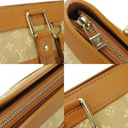 Louis Vuitton Tote Bag Lucille Monogram Mini Beigecanvasscuff Leather — view 6