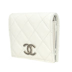 Chanel Bifold Wallet Small Flap White — view 4