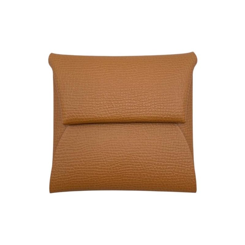 Hermes Coin Case Bastia Epson Gold Brown Silver Hardware — view 2