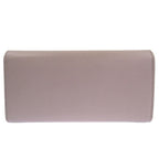 Celine Large Flap Wallet Leather Gray Long 0123 — view 2