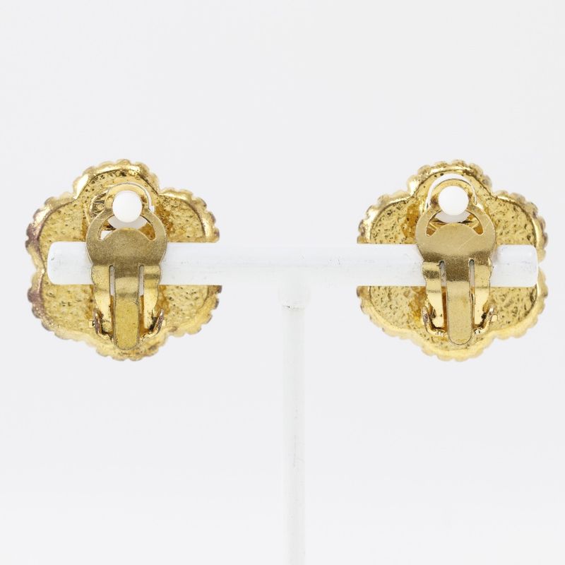 Chanel Vintage Gold Plated 96 a 17.4 g Earrings — view 4