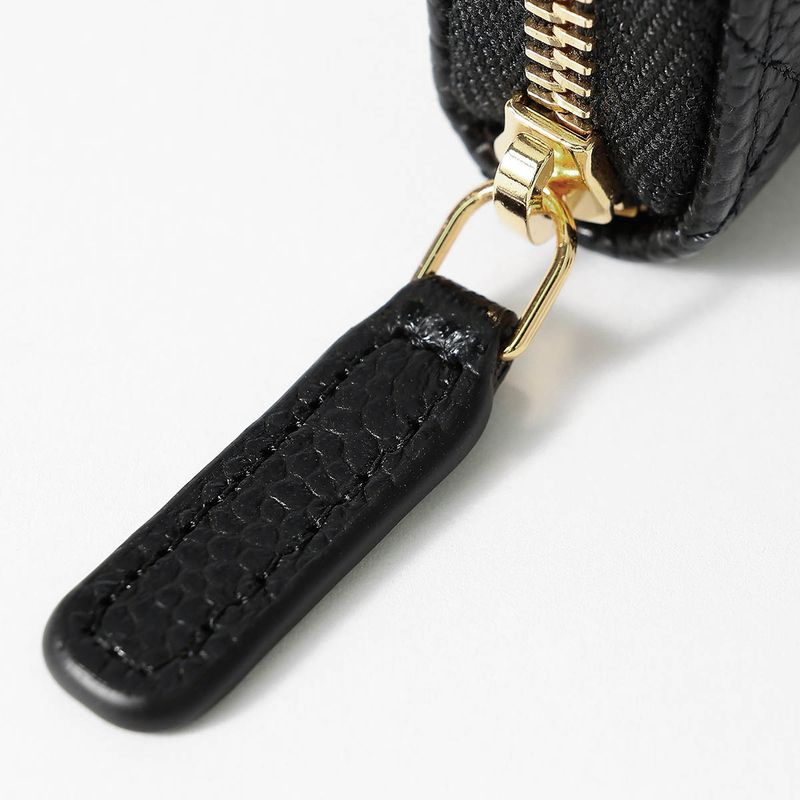 Chanel Card Case Classic Zip Coin Purse Black — view 9