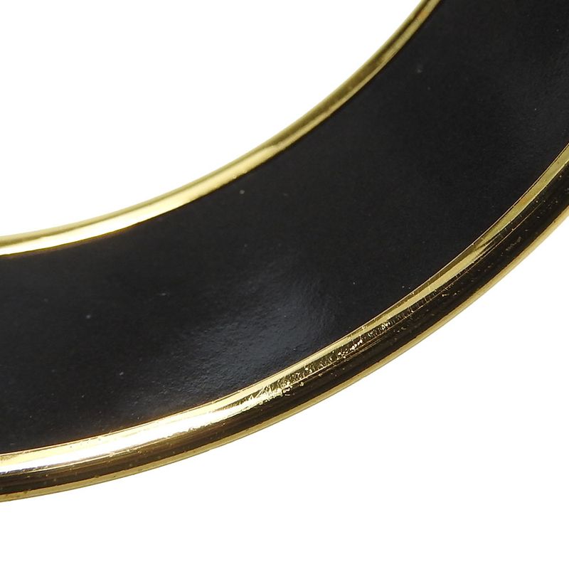 Hermes Bracelet Emile GM Metal Cloisonne Multicolor Gold Black Horse Jewelry — view 9