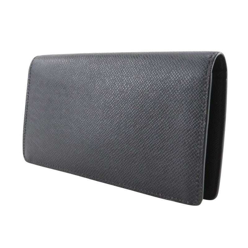 Louis Vuitton Portefeuille Brazza Taiga Noir Black Ta0138 Long — view 2