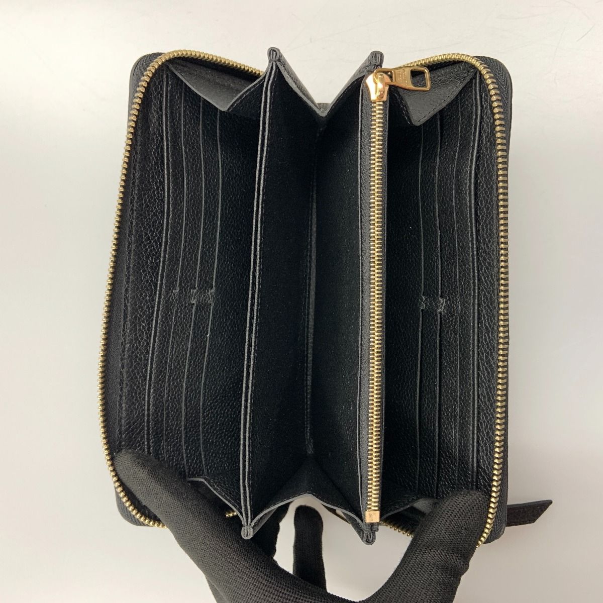 Louis Vuitton Monogram Empreinte Zippy Wallet Round Zipper Long — view 4