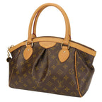 Louis Vuitton Handbag Tivoli PM Monogram Nubuck Brown — view 2