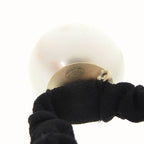Chanel Coco Mark Hair Tie Chou Faux Pearl White Accessory 1563 — view 5