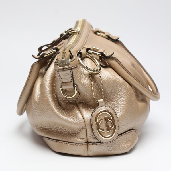 Gucci WG Leather 2-Way Bag With Shoulder Strap Crossbody Handbag — view 3
