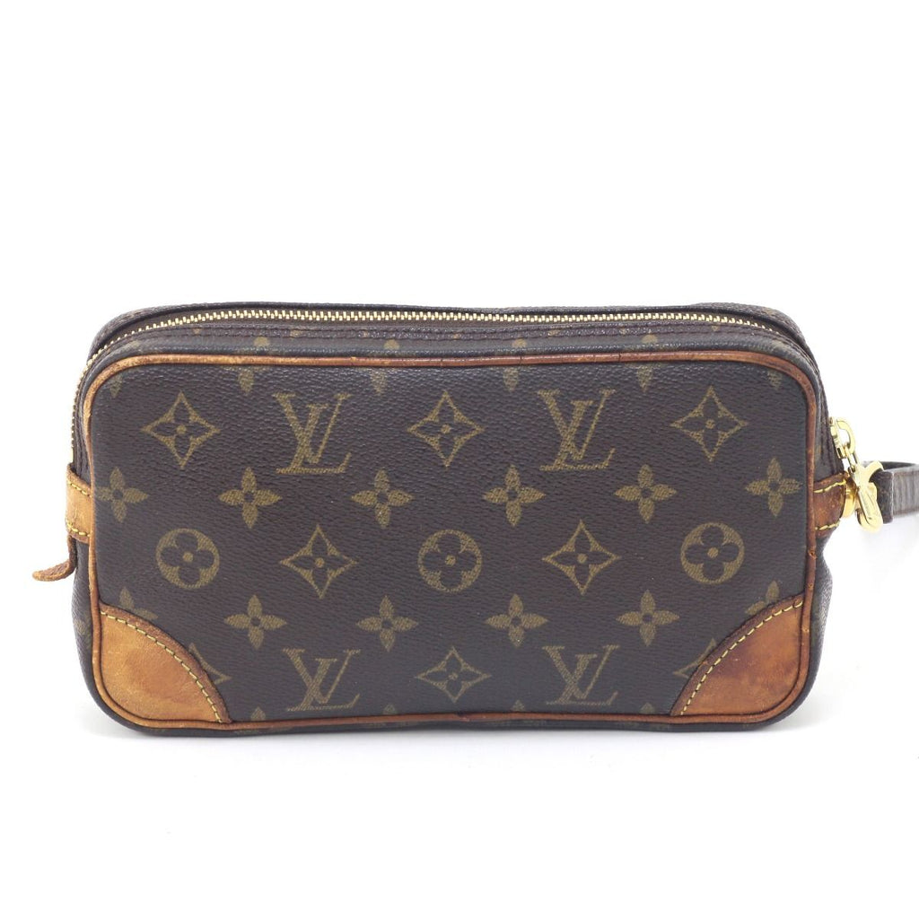 Louis Vuitton Second Bag Monogram Marly Dragonne PM Brown — view 3