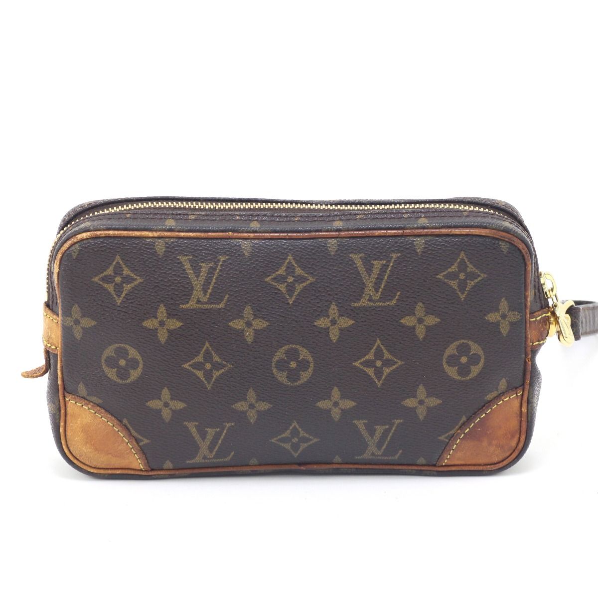 Louis Vuitton Second Bag Monogram Marly Dragonne PM Brown — view 3