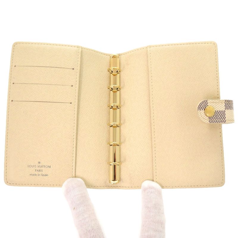 Louis Vuitton Agenda PM Damier Azur Notebook Cover White 1225 — view 5