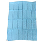 Christian Dior I631 Cannage Jacquard Stole Silk Large Light Blue Shawl — view 2