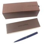 Louis Vuitton Jetluck Twist Ballpoint Pen Navy Silver With Case — view 2