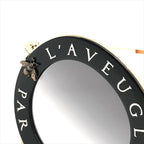 Gucci L'aveugle Paramor Round Frame Sunglasses Eyewear Gold Black — view 9