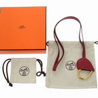 Hermes Eau Coeur Du Faubourg Swift Rouge Grenat Necklace Key Holder 1623 — view 2