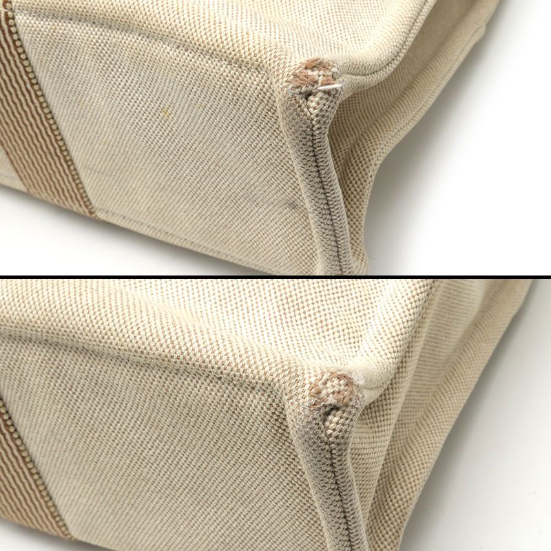 Hermes New Fourre Tout MM Canvas Tote Beige A4 Size — view 3