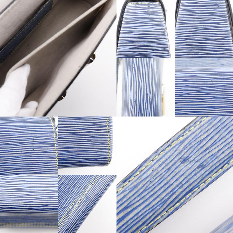 Louis Vuitton Twist MM Epi Leather Denim Shoulder Bag — view 7