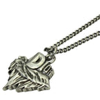 Christian Dior Necklace Astero Motif Metal Silver — view 4