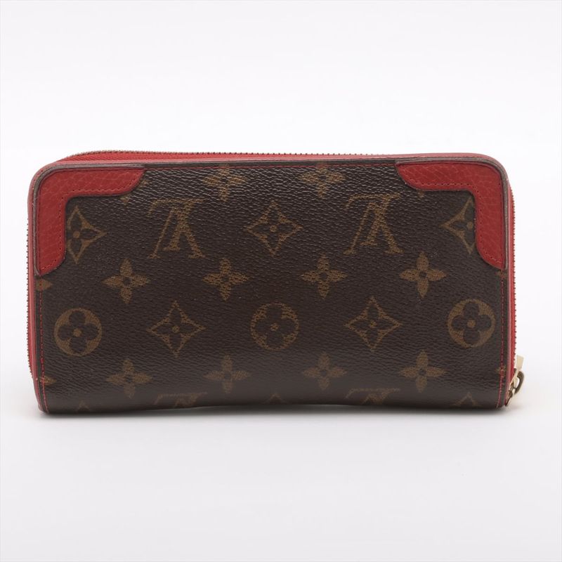 Louis Vuitton Monogram Zippy Wallet Retiro Round Zip Long — view 6