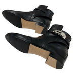 Hermes Neo Boots Short Shoes Leather Black Silver Kelly Hardware — view 6