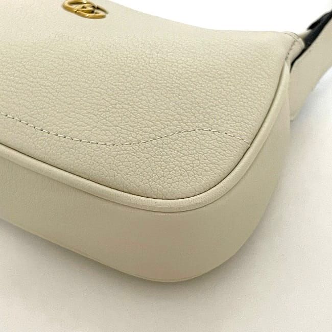 Gucci Mini Shoulder Bag Aphrodite White GG Marmont — view 4