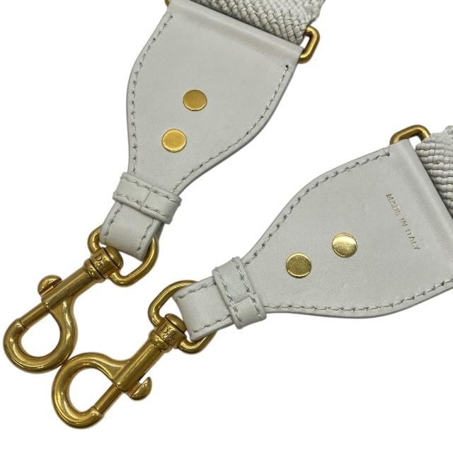 Christian Dior Bag Strap Replacement Shoulder Small Leather White — view 4