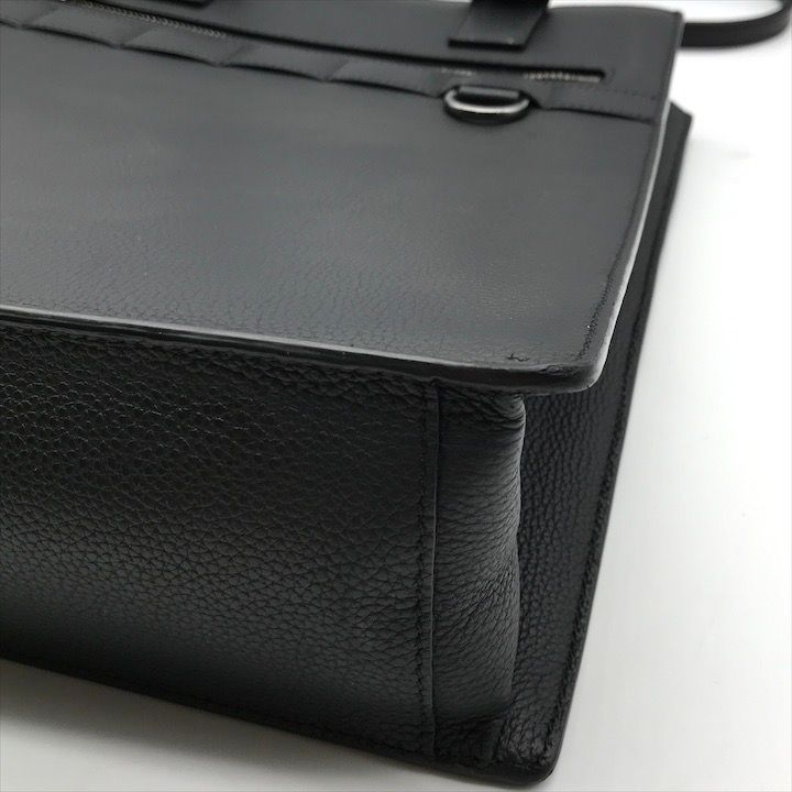 Dior Safari 2-Way Tote Shoulder Bag Leather Black — view 4