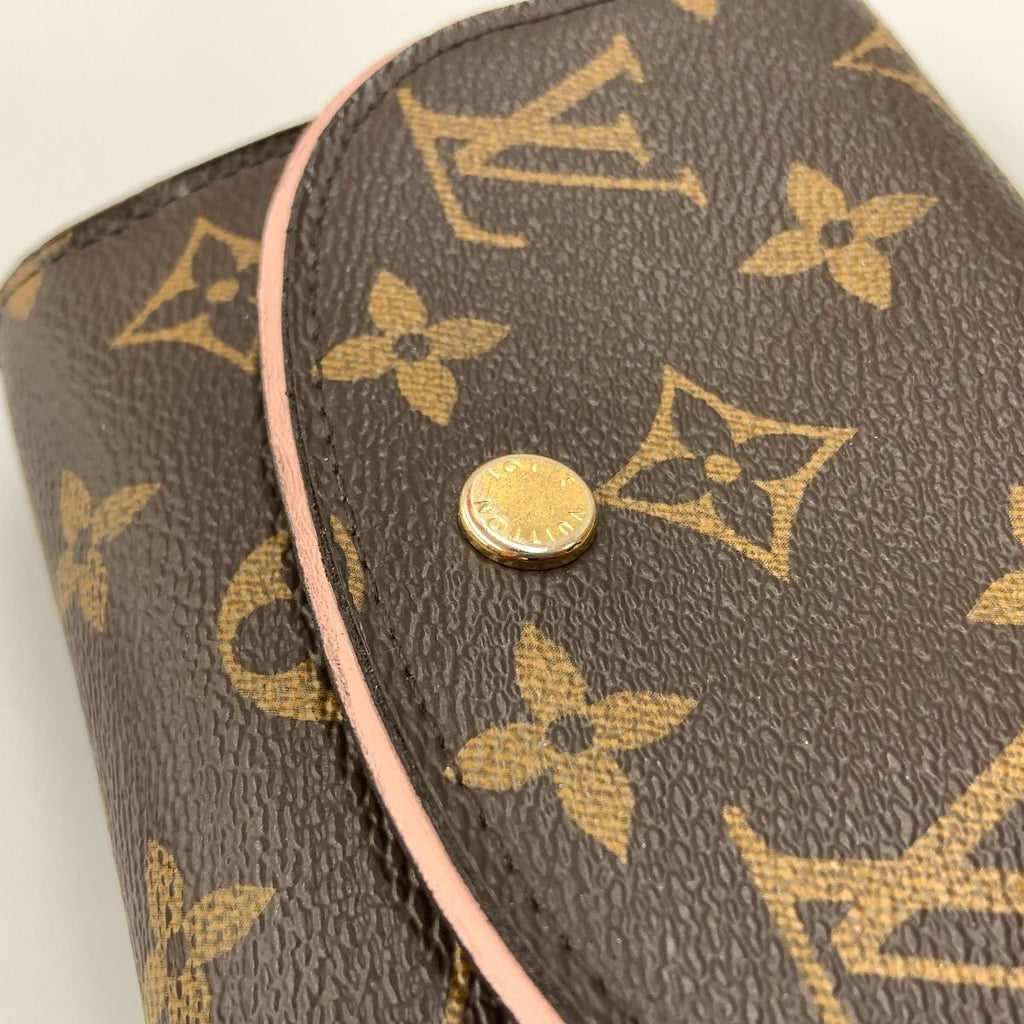 Louis Vuitton Monogram Portefeuille Arianne Tri-Fold Short Wallet Brown — view 9
