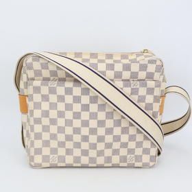 Louis Vuitton Damier Azur Naviglio Shoulder Bag — view 5
