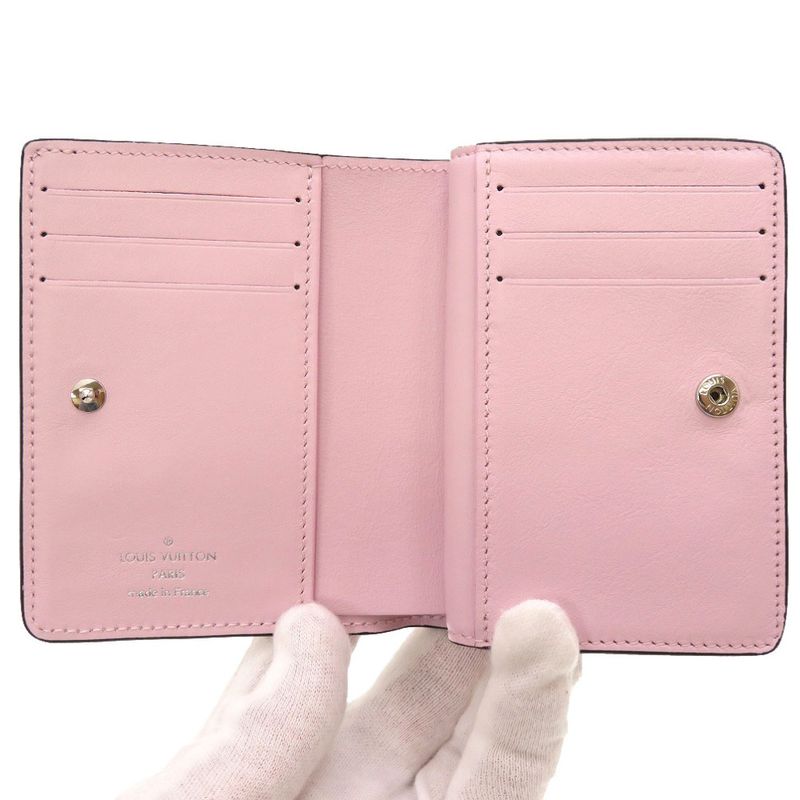 Louis Vuitton Monogram Mahina Portefeuille Cles A Rose Jasmine Bifold — view 5