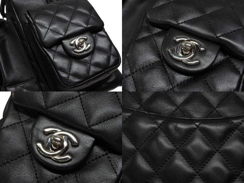 Chanel Cambon Line Multi Pocket Boston Bag Calfskin Black Pink — view 5