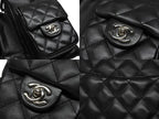 Chanel Cambon Line Multi Pocket Boston Bag Calfskin Black Pink — view 5