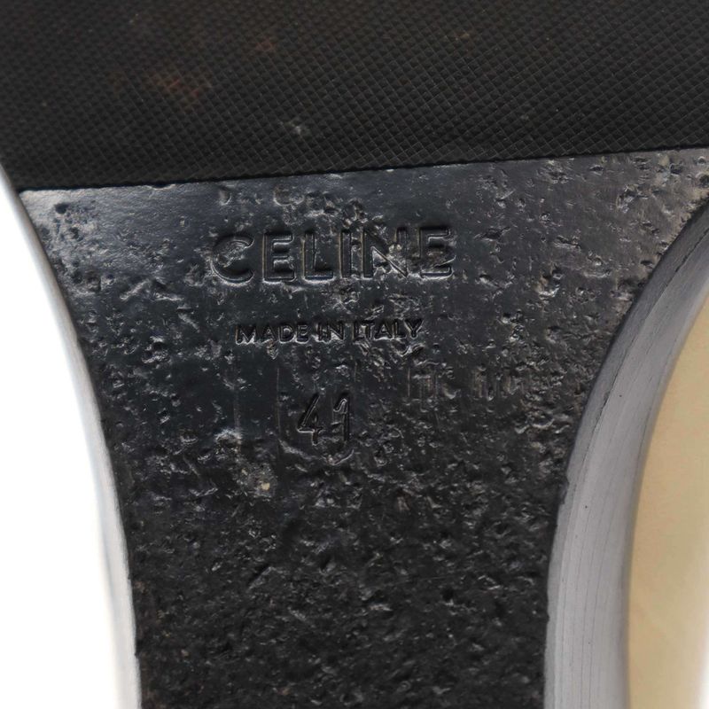 Celine 22 AW Metal Toe Cap Western Middle Boots Ivory 41 — view 4