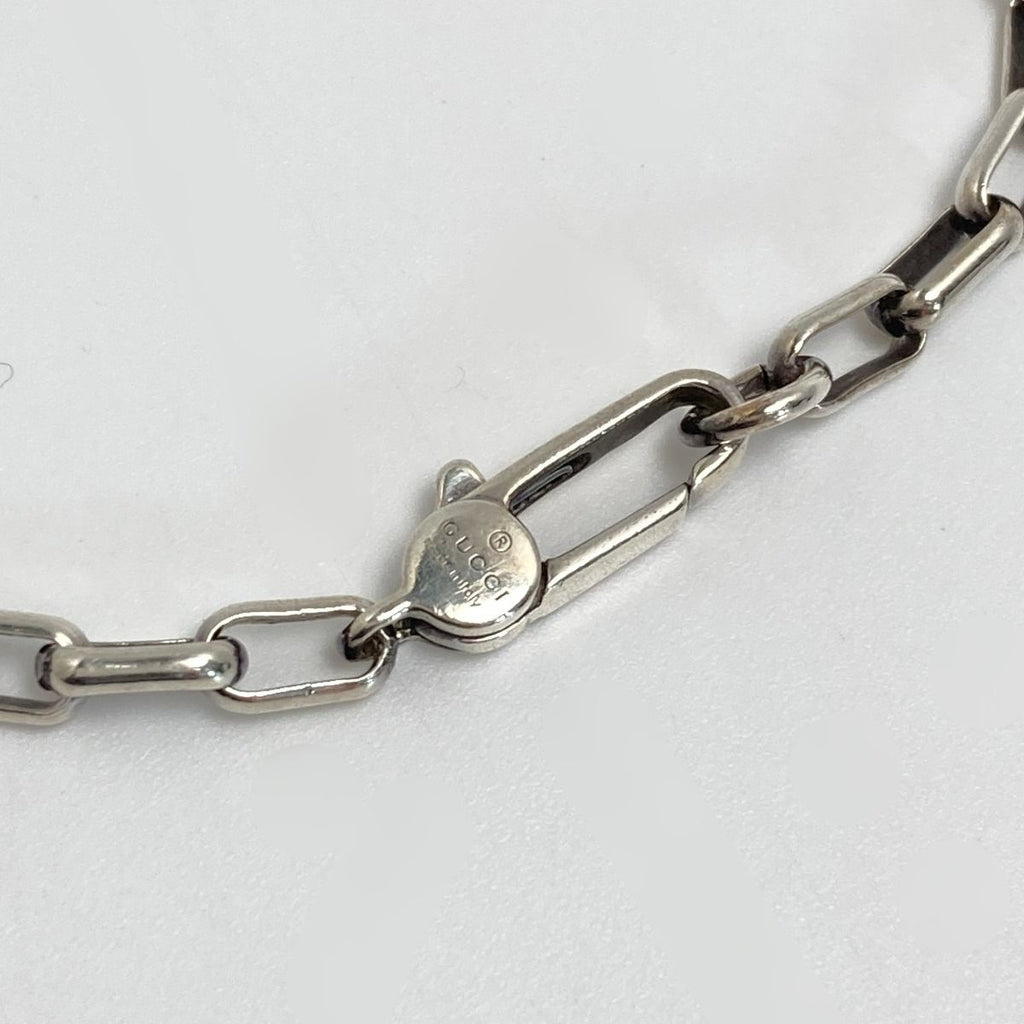 Gucci Interlocking G Necklace Silver AG 925 — view 5