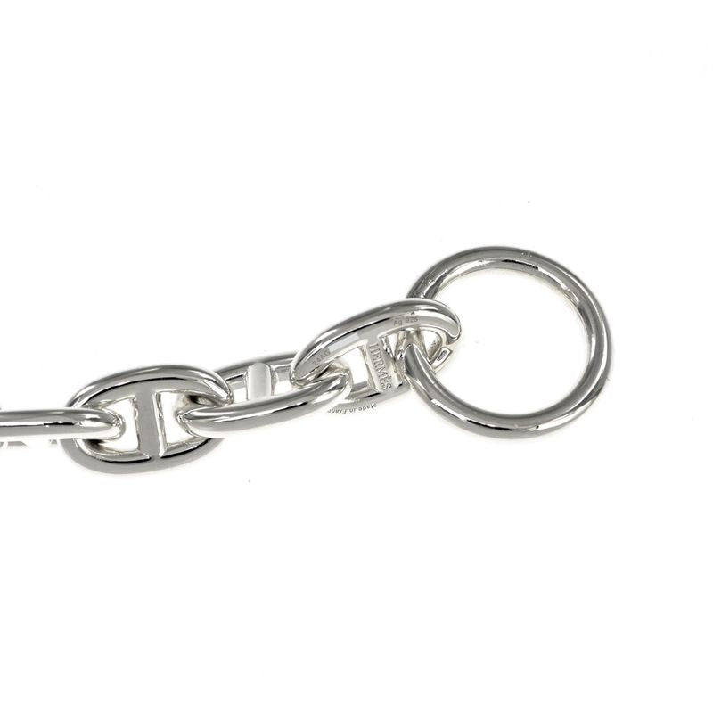 Hermes Chaine D'ancre MM 13 Frames AG 925 Silver Bracelet Bangle — view 6