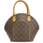 Louis Vuitton Handbag Ellipse PM Monogram Nubuck Brown Casual — view 3