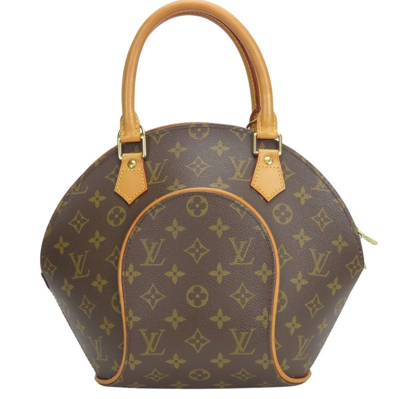 Louis Vuitton Handbag Ellipse PM Monogram Nubuck Brown Casual — view 3