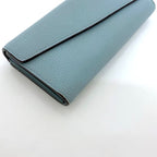 Christian Dior Foldable Long Wallet Light Blue — view 5