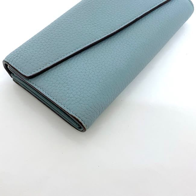 Christian Dior Foldable Long Wallet Light Blue — view 5