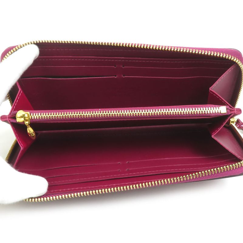 Louis Vuitton Round Zipper Long Wallet Portefeuille Cles Mance — view 3