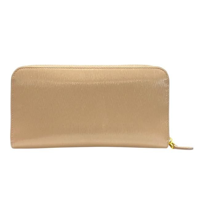 Prada 1 Ml506 Long Wallet Round Zipper Zip Triangle Logo — view 2