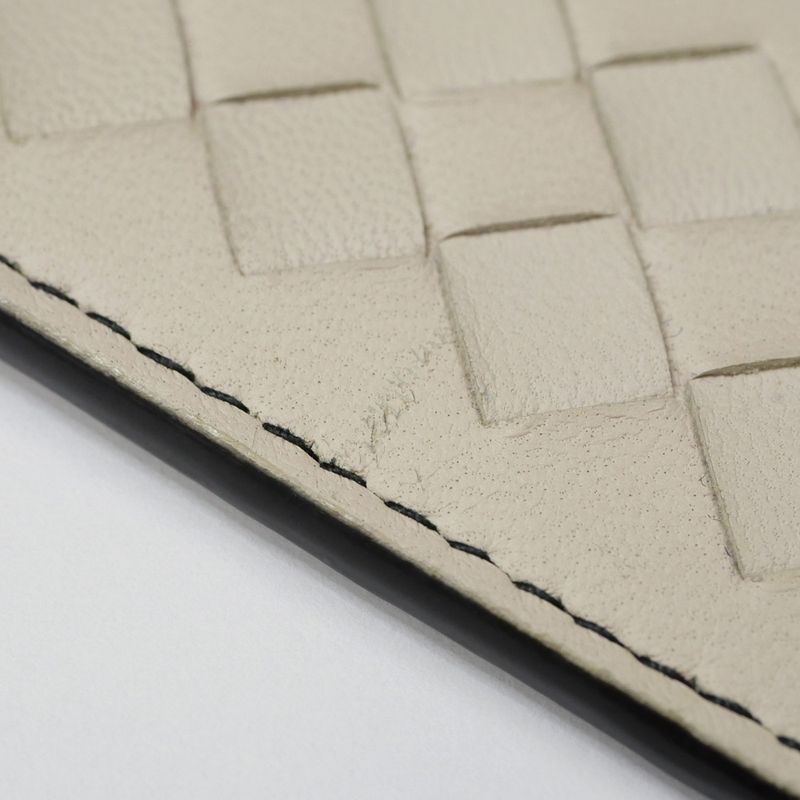 Bottega Veneta Key With Hook Ring Ivory Leather Holder Accessories — view 8