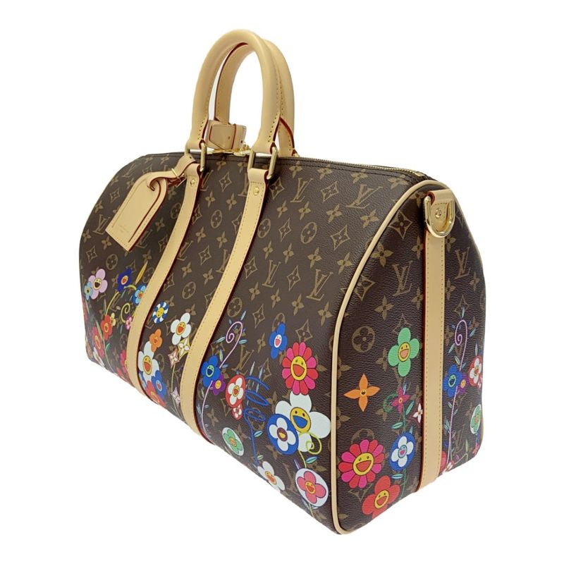 Louis Vuitton Monogram Keepall Bandouliere 45 Takashi Murakami — view 3