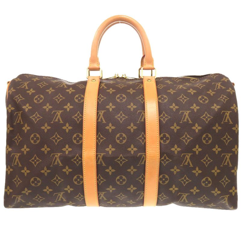 Louis Vuitton Keepall Bandouliere 45 Monogram Boston Bag 0600 — view 2