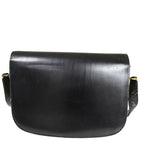Celine Carriage Shoulder Bag Leather Black 67 Fa291 — view 3