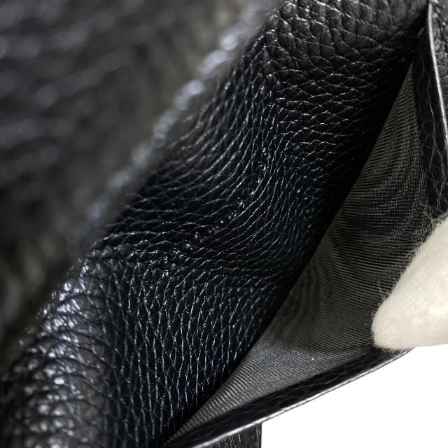 Gucci 6-Ring Key Case Hook Ring Small Leather Black — view 5
