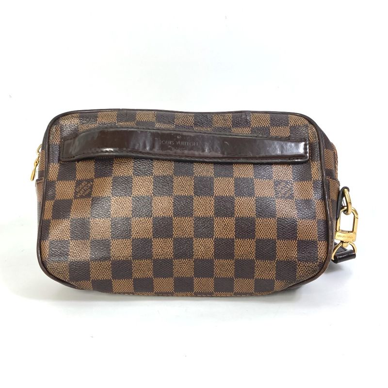 Louis Vuitton Second Bag Pochette Saint Paul Damier Canvas Ebene Brown — view 2