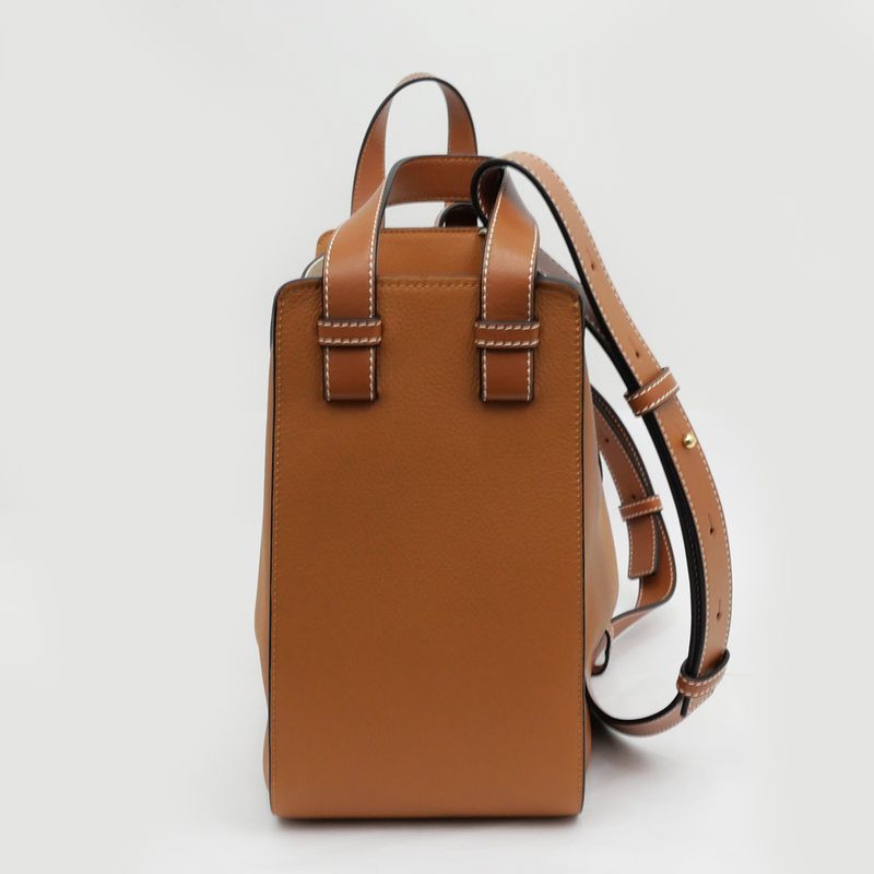 Loewe Hammock Small 38712 Kbn60 Brown Shoulder Hand 2-Way Bag Leather — view 8