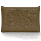 Hermes Card Case Calvi Beige Etoupe — view 4